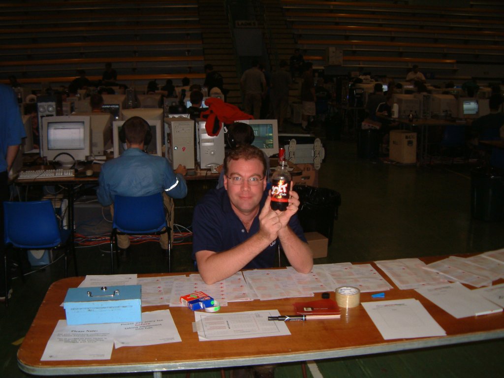 Reax manning the door 
