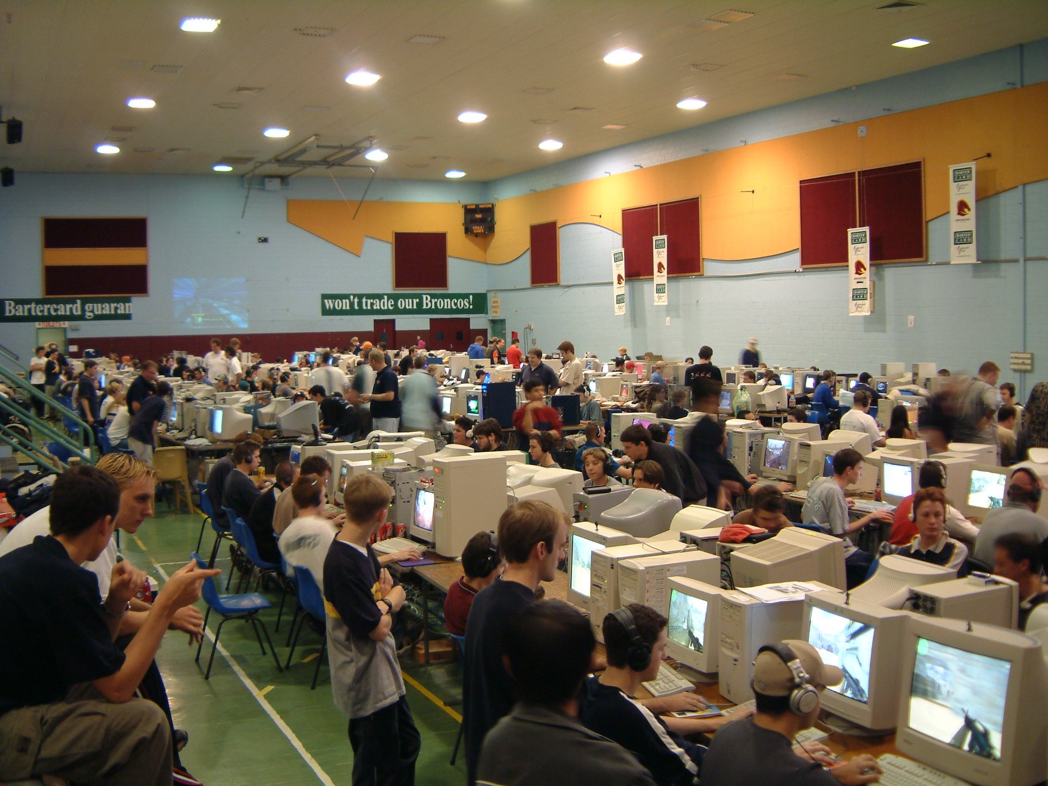 Lots and lots of gamers! 
