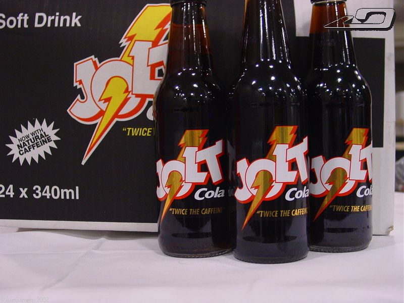 Uber Jolt in glass bottles! 
