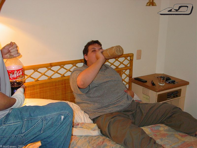 Khel boozing it up 
